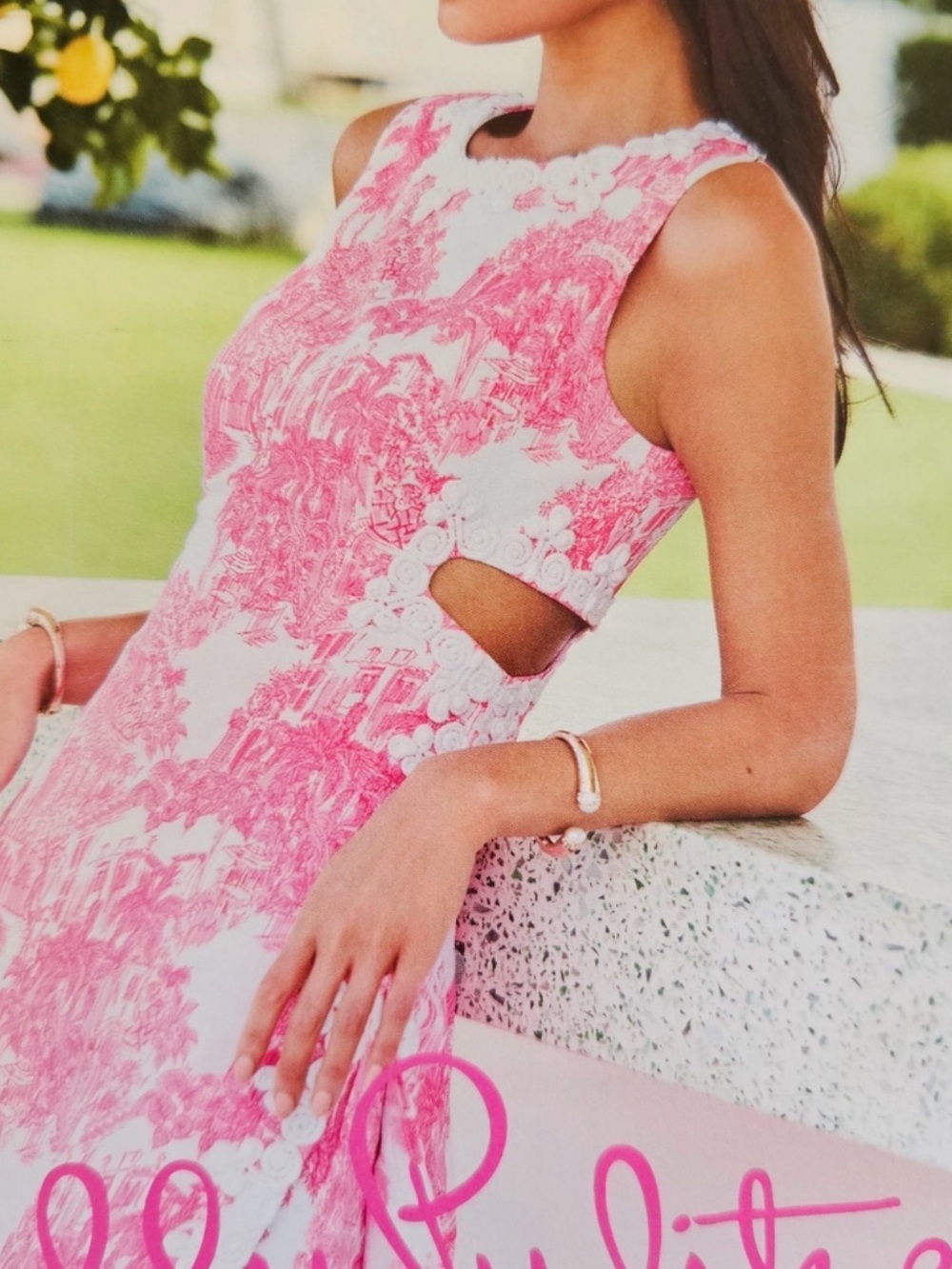 Lilly Pulitzer never used 65th anniversary Toile Harlyn romper